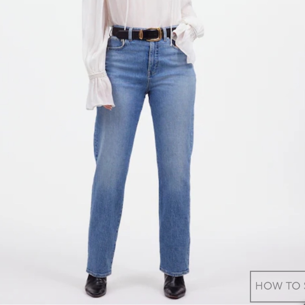 Madewell The Curvy '90s Straight Jean